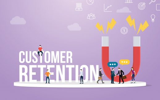 customer-retention-concept-with-big-words-team-people-big-magnet
