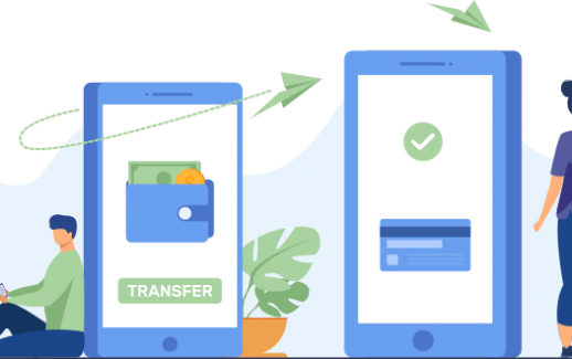 man-transferring-money-woman-via-smartphone-online-transaction-banking-flat-vector-illustration-finance-digital-technology-concept